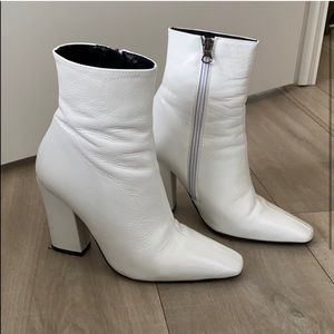 White booties